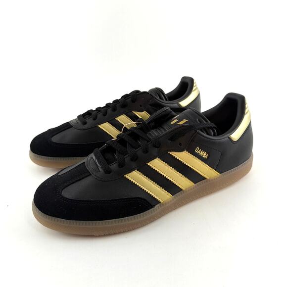 Adidas Unisex Core Black Gum Samba Messi Indoor Soccer Size M10 W11 - Picture 6 of 12